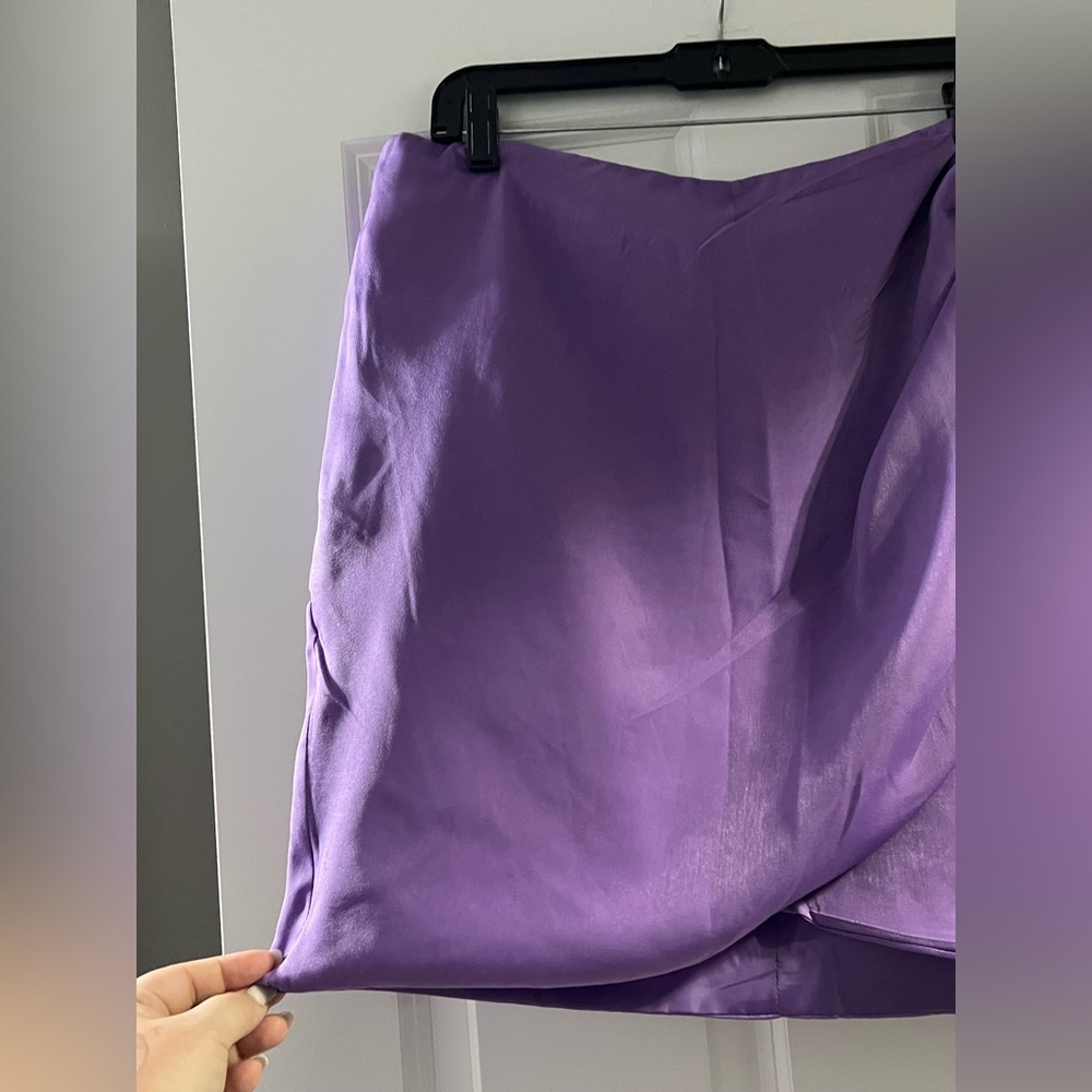 NWT! Women’s 1X Forever 21 Vibrant Purple Skirt - Picture 3 of 7